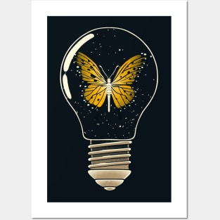 Trapped Orange Butterfly Monarch by Tobe Fonseca Posters and Art